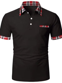 Men's Full Size Collared Neck Short Sleeve Polo Plus Size