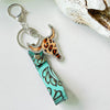 Rhinestone Bull Keychain-Teresa's Fashionista LLC