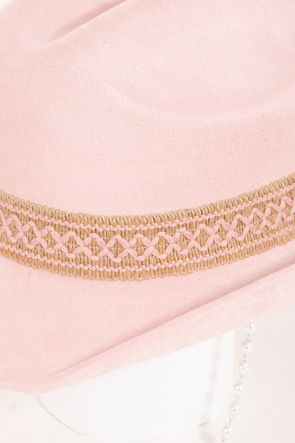 Fame Ornate Band Cowboy Hat-Teresa's Fashionista LLC