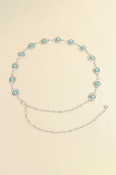 Vintage Turquoise Alloy Belt-Teresa's Fashionista LLC