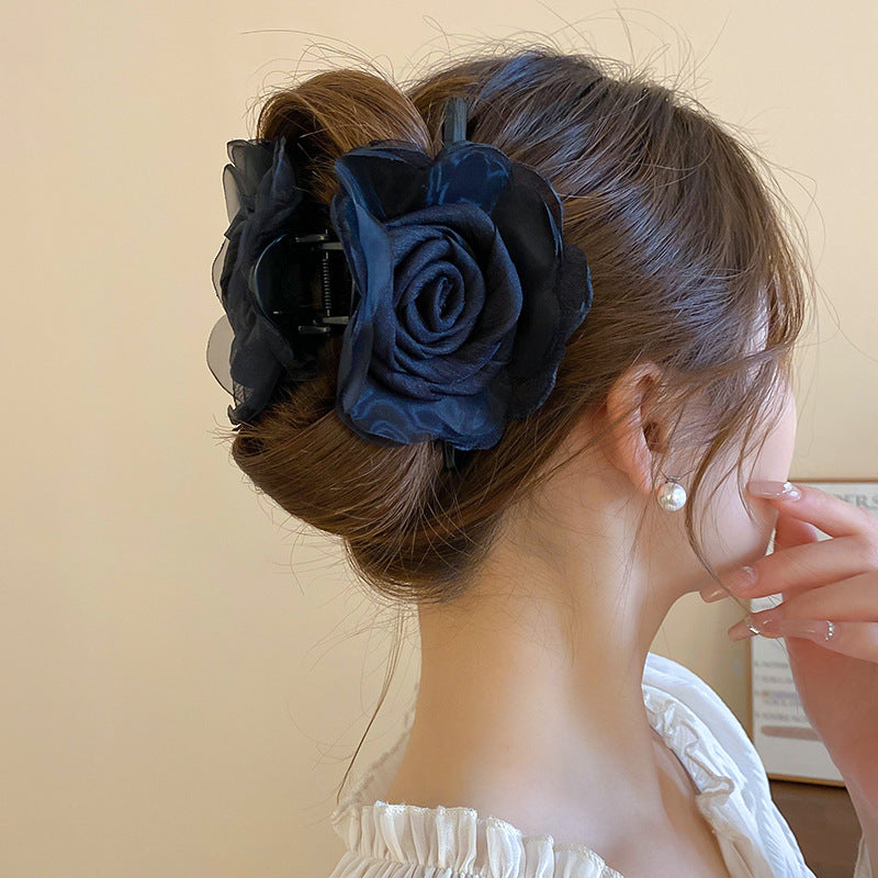 Flower Acrylic Hair Claw Clip - Teresa's Fashionista LLC
