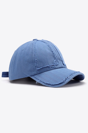 Distressed Adjustable Baseball Cap-Teresa's Fashionista LLC