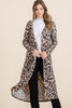Celeste Full Size Leopard V-Neck Long Sleeve Cardigan - Teresa's Fashionista LLC
