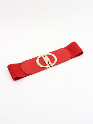 D Buckle Elastic Belt-Teresa's Fashionista LLC