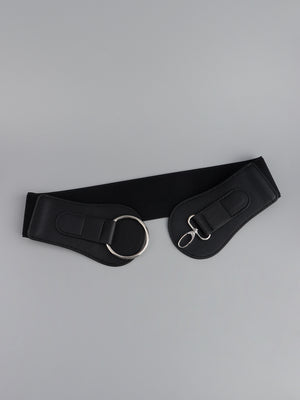 PU Elastic Wide Belt-Teresa's Fashionista LLC