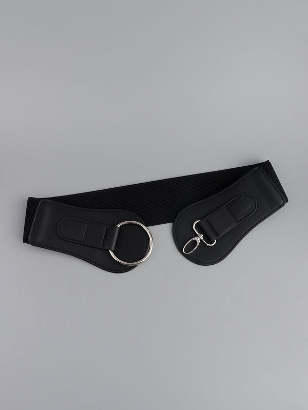 PU Elastic Wide Belt-Teresa's Fashionista LLC