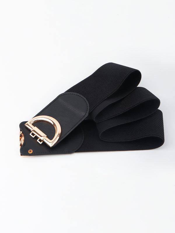 D Buckle Elastic Belt-Teresa's Fashionista LLC