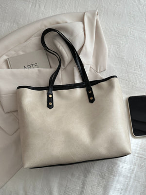 PU Leather Medium Shoulder Bag-Teresa's Fashionista LLC