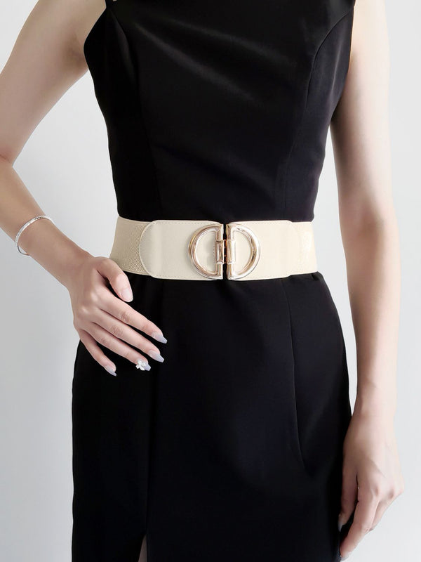 D Buckle Elastic Belt-Teresa's Fashionista LLC