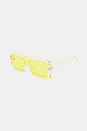 Polycarbonate Frame Rectangle Sunglasses-Teresa's Fashionista LLC
