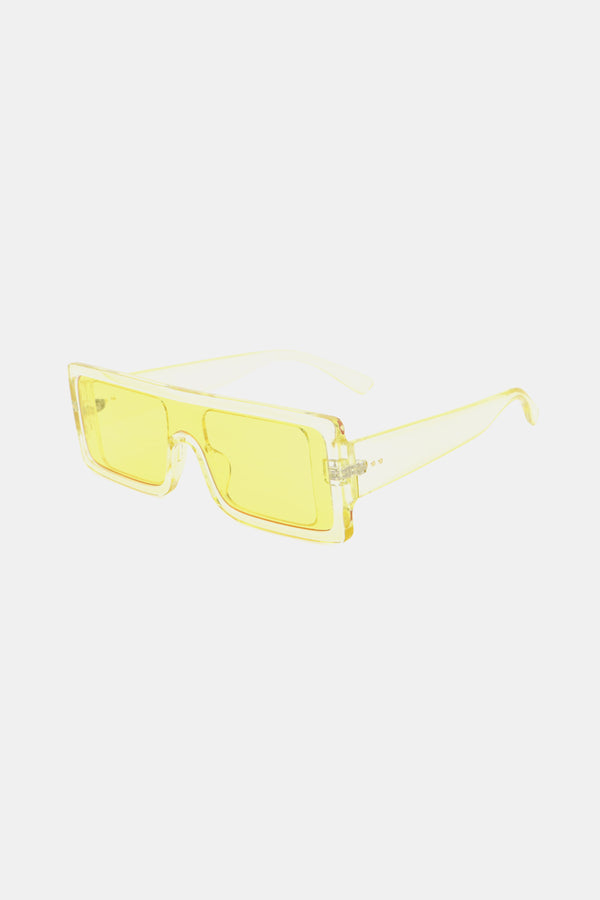 Polycarbonate Frame Rectangle Sunglasses-Teresa's Fashionista LLC