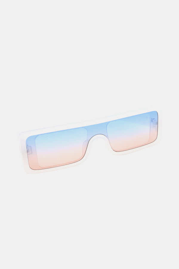 Polycarbonate Frame Rectangle Sunglasses-Teresa's Fashionista LLC