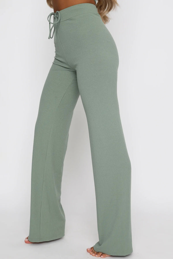 Round Neck Short Sleeve Top and Pants Set-Teresa's Fashionista LLC