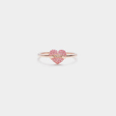 MOM Heart Shape 925 Sterling Silver Engraved Ring-Teresa's Fashionista LLC