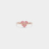 MOM Heart Shape 925 Sterling Silver Engraved Ring-Teresa's Fashionista LLC