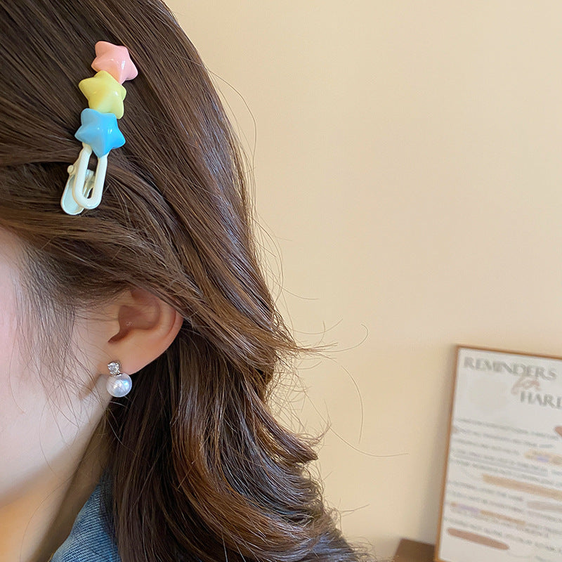 4 Piece Star Acrylic Hair Pin - Teresa's Fashionista LLC