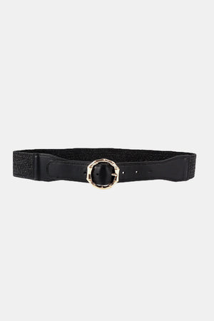 Alloy Buckle Braided Belt-Teresa's Fashionista LLC