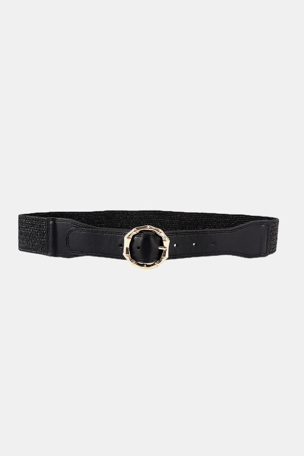 Alloy Buckle Braided Belt-Teresa's Fashionista LLC