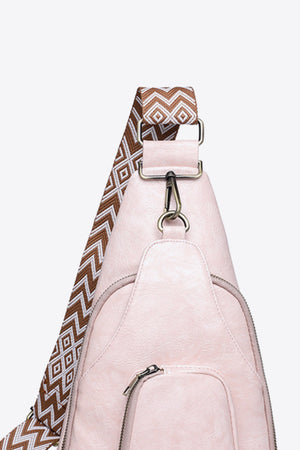Adored Take A Trip PU Leather Sling Bag-Teresa's Fashionista LLC