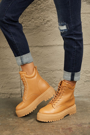 East Lion Corp Platform Combat Boots-Teresa's Fashionista LLC