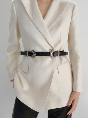 Double Buckle PU Leather Belt-Teresa's Fashionista LLC