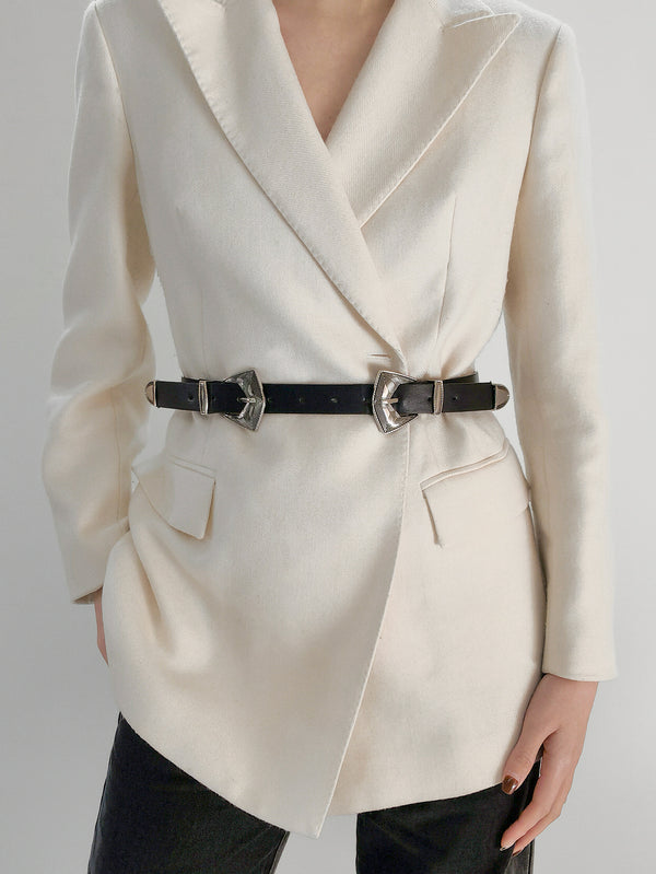 Double Buckle PU Leather Belt-Teresa's Fashionista LLC
