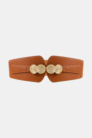 Alloy Buckle Elastic Belt-Teresa's Fashionista LLC