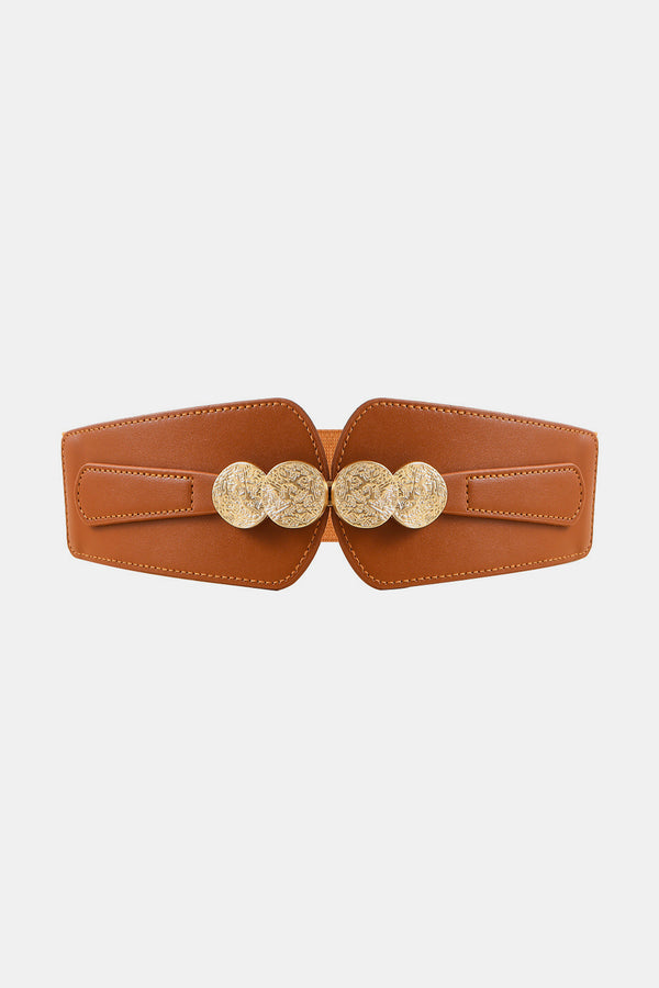 Alloy Buckle Elastic Belt-Teresa's Fashionista LLC