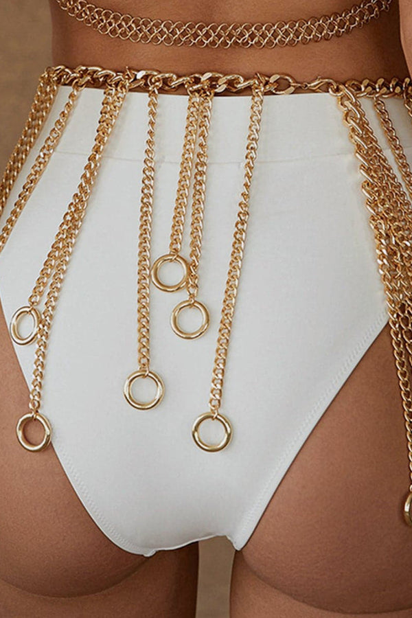 Fringe Chain Alloy Belt-Teresa's Fashionista LLC