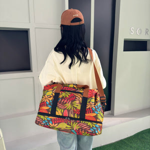 Canvas Printed Travel Bag-Teresa's Fashionista LLC