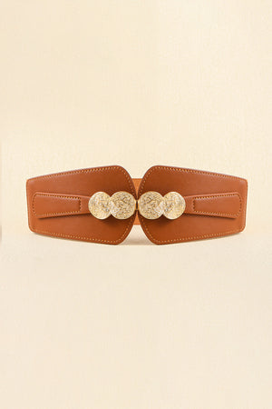 Alloy Buckle Elastic Belt-Teresa's Fashionista LLC