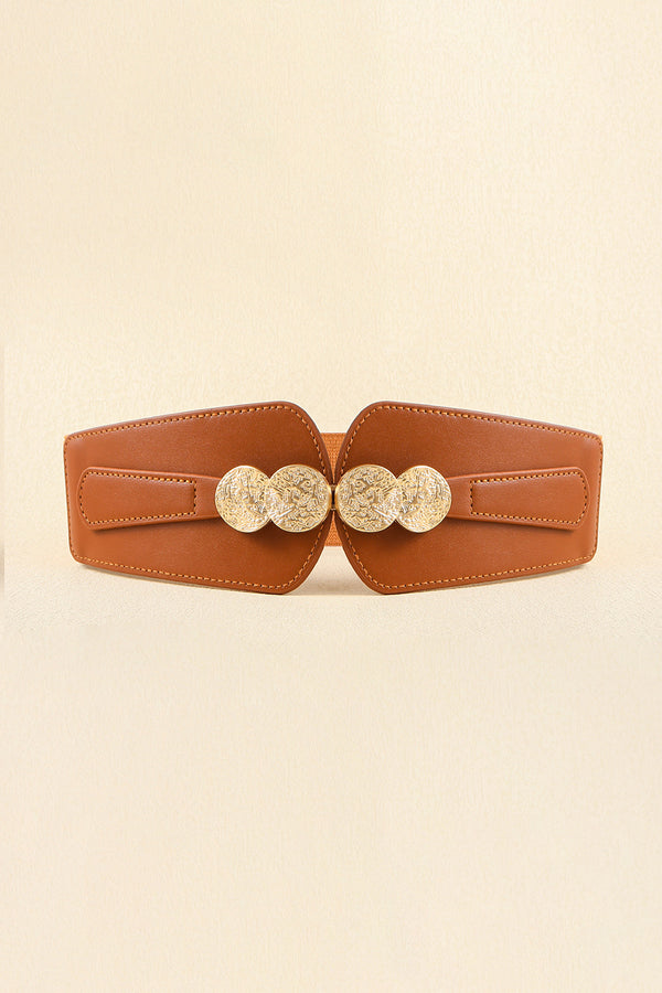 Alloy Buckle Elastic Belt-Teresa's Fashionista LLC