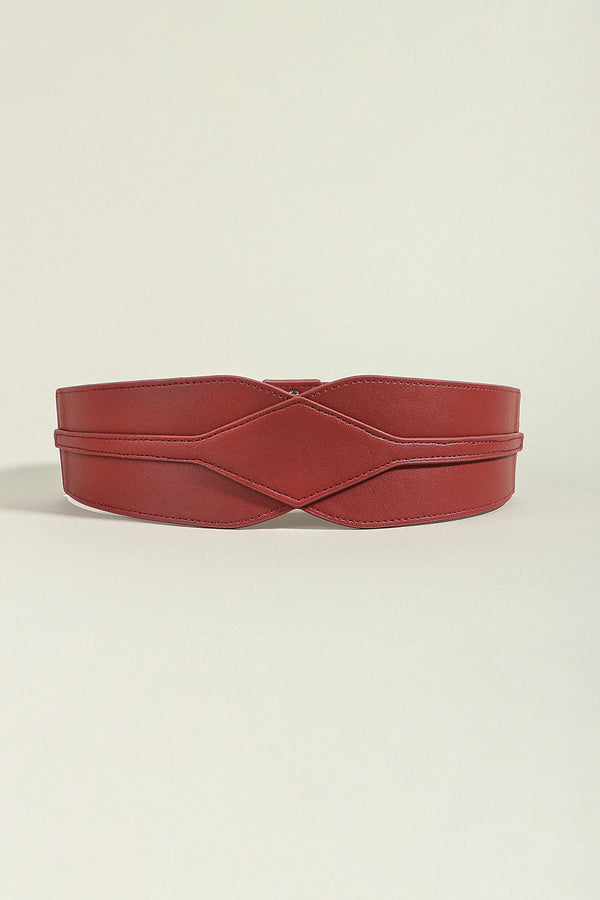 Elastic Wide PU Belt-Teresa's Fashionista LLC