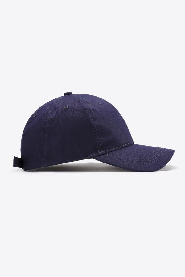 Plain Adjustable Cotton Baseball Cap-Teresa's Fashionista LLC