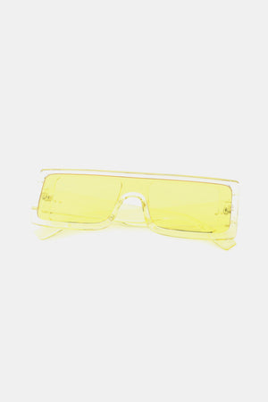 Polycarbonate Frame Rectangle Sunglasses-Teresa's Fashionista LLC