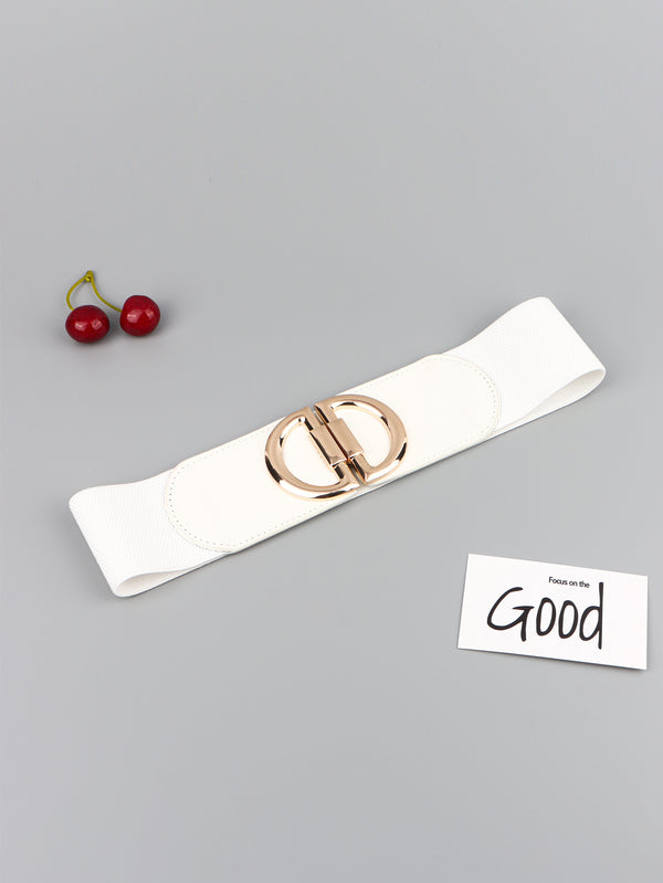 D Buckle Elastic Belt-Teresa's Fashionista LLC
