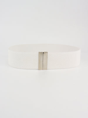 Alloy Buckle Elastic Belt-Teresa's Fashionista LLC
