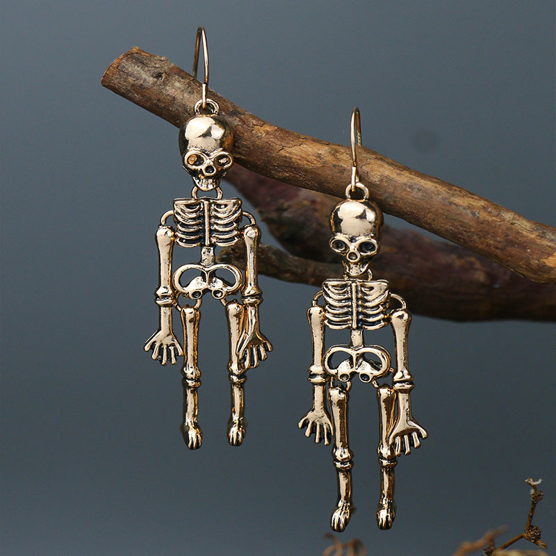 Skeleton Alloy Earrings - Teresa's Fashionista LLC
