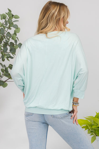 Celeste Full Size Floral Round Neck Top with Two Layer Detail - Teresa's Fashionista LLC