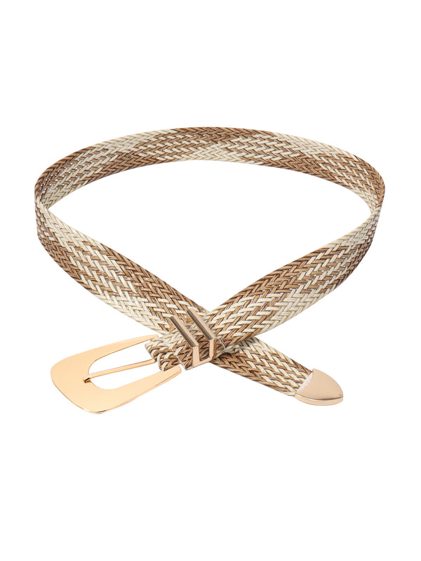 Irregular Buckle Braid Belt-Teresa's Fashionista LLC