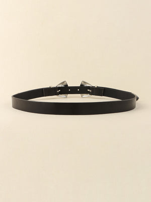 Double Buckle PU Leather Belt-Teresa's Fashionista LLC