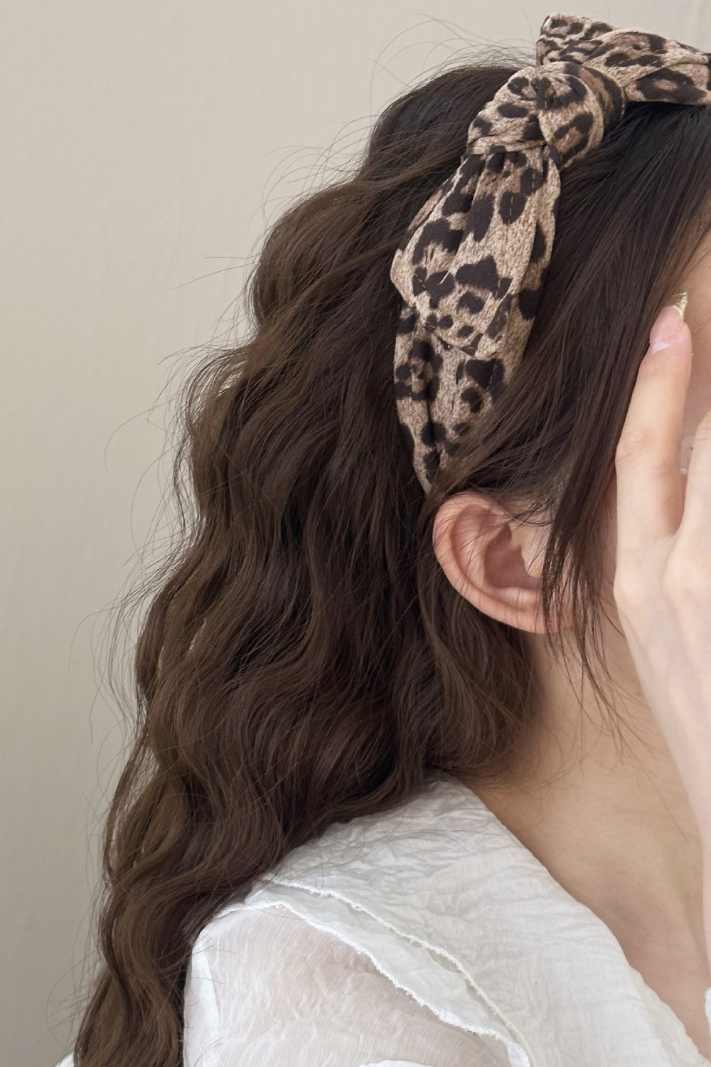 Leopard Polyester Wide Headband - Teresa's Fashionista LLC