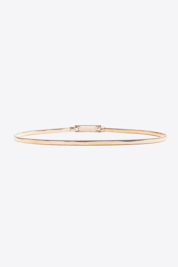 Elastic Iron Skinny Belt-Teresa's Fashionista LLC