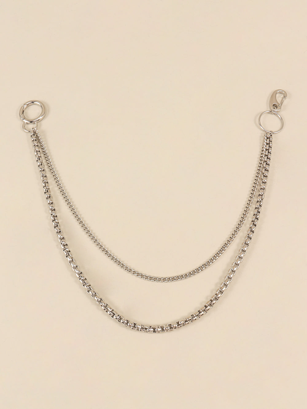 Double-Layered Metal Chain Belt-Teresa's Fashionista LLC