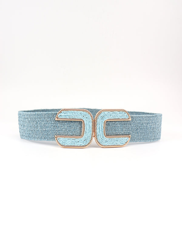 Wide Braid Belt-Teresa's Fashionista LLC