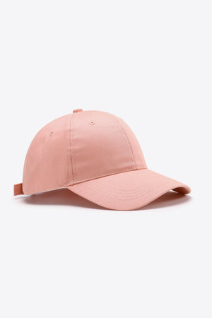 Plain Adjustable Cotton Baseball Cap-Teresa's Fashionista LLC