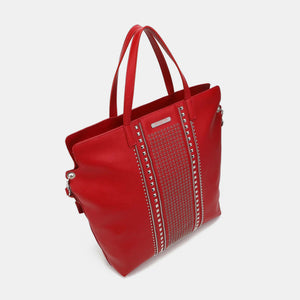 Nicole Lee USA Studded Large Tote Bag-Teresa's Fashionista LLC