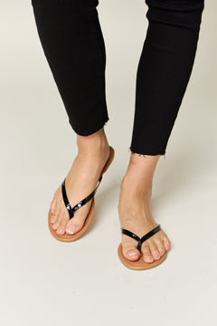 WILD DIVA PU Leather Open Toe Sandals-Teresa's Fashionista LLC