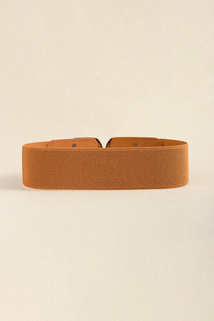 Zinc Alloy Buckle Elastic Wide Belt-Teresa's Fashionista LLC