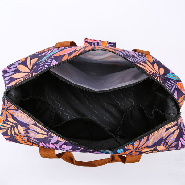 Canvas Printed Travel Bag-Teresa's Fashionista LLC